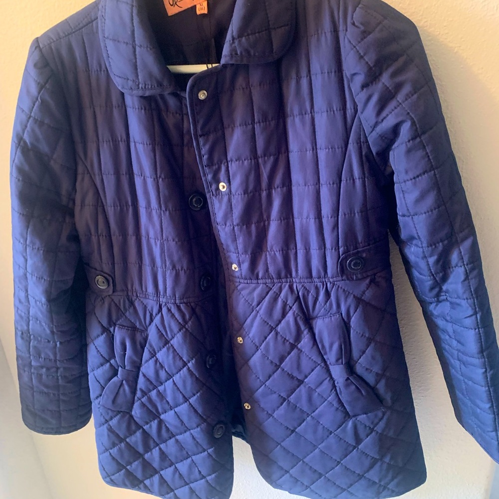 Dark blue insulated jacket